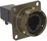 rj11f21g Amphenol Socapex RJ11Field Series 6-Port RJ11 Female Adapter, UTP