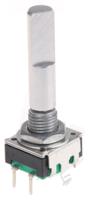 pec11r-4230f-s0024 Bourns 24 Pulse Incremental Mechanical Rotary Encoder with a 6 mm Flat Shaft (Not Indexed), Through Hole
