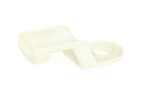 151-02156-ty3f1-pa66-na HellermannTyton Natural Cable Tie Mount 8 mm x 19mm, 5mm Max. Cable Tie Width