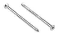 144-3528 RS PRO Pozidriv Countersunk Stainless Steel Wood Screw, A2 304, 5mm Thread, 75mm Length