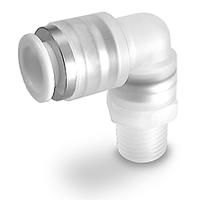 kpl08-01 SMC KP Series Male Stud Elbow, R 1/8 to Push In 8 mm, Threaded-to-Tube Connection Style