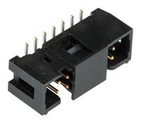 n2514-6v0c-rb-wd 3M 2500 Series Straight Surface PCB Header, 14 Contact(s), 2.54 mm Pitch, 2 Row, Shrouded