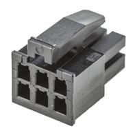 794617-6 TE Connectivity, Micro MATE-N-LOK Female Connector Housing, 3mm Pitch, 6 Way, 2 Row