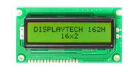 162h-bc-bw Displaytech 162H BC BW 162H Alphanumeric LCD Display, Yellow-Green on, 2 Rows by 16 Characters, Transflective