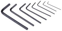 450-1002 RS PRO 8 piece L Shape Metric Hex Key Set, 0.7 → 4mm