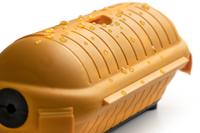 1160440 brennenstuhl Yellow 1 Compartment Floor Box Cover, 90mm x 215 mm x 75mm