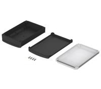 48436451hmt1 Bopla BoVersa Series Black, Transparent Polycarbonate General Purpose Enclosure, 222.3 x 140 x 63mm