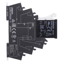 g3rv-sr500-d-dc24 Omron G3RV-SR Series Solid State Interface Relay, 24 V dc Control, 3 A Load, DIN Rail Mount
