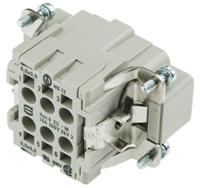 09330062616 HARTING Heavy Duty Power Connector Insert, 16A, Male, Han ES Series, 6 + E Contacts