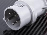 2131637 Scame IP44 Red Cable Mount 3P + N + E Industrial Power Plug, Rated At 16A, 415 V