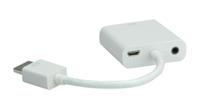 12033114 Roline HDMI to VGA Video Converter, 150mm Length - 1920 x 1080 Maximum Resolution