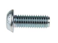 483-9739 RS PRO Bright Zinc Plated Steel Hex Socket Button Screw, ISO 7380, M8 x 20mm