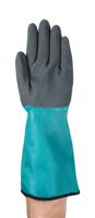 58201080 Ansell AlphaTec 58-201 Grey Acrylic Nitrile Work Gloves, Size 8, Nitrile Coating