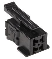 929504-1 TE Connectivity, Junior Power Timer Automotive Connector Socket Black Plug-In 4 Way