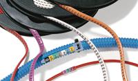 901-10139 HellermannTyton Ovalgrip Slide On Cable Markers, Black on Yellow, Pre-printed "6", 1.7 → 3.7mm Cable,