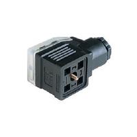 933022100-gdme-3011-black Hirschmann GDME 3P+E DIN 43650 A, Female Solenoid Valve Connector, 400 V ac Voltage