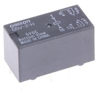 g5v-2-h-5dc Omron PCB Mount Signal Relay, 5V dc Coil, 1A Switching Current, DPDT