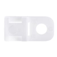 151-31103-ctam1-pa66-wh HellermannTyton Natural Cable Tie Mount 10.2 mm x 20.4mm, 4.6mm Max. Cable Tie Width