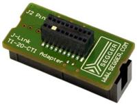 80606-j-link-ti-cti-20-adapter SEGGER 8.06.06 J-Link TI-CTI-20 Adapter Adapter for use with TI CTI-20 Connector, J-Link/J-Trace/Flasher 20-pin 0.1 in