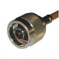 172142 Amphenol RF, Plug Cable Mount N Connector, 50Ω, Crimp Termination, Straight Body