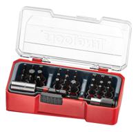 tj1430 Teng Tools Impact Bit Set With Belt Clip Mixed 29 Pieces