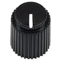 acckpr1417nlt14 Vishay 13.8mm Black Potentiometer Knob for 1/4in Shaft Screw Fix, ACCKPR1417NLT14