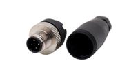 rnd-205-01201 RND Connector, 4 Contacts, Cable, M12 Connector, Plug, Male, IP67, RND 205 Series