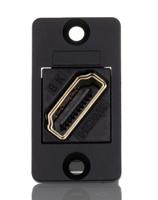 267-1274 RS PRO 35.5 mm x 19 mm x 31 mm 1 Way Female to Female Feedthrough HDMI Connector 40 V ac