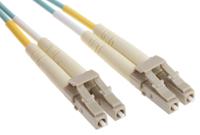 121-3920 RS PRO LC to LC Duplex Multi Mode OM3 Fibre Optic Cable, 900μm, Blue, 3m