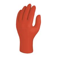 sky98 Skytec SKY Red Powder-Free Nitrile Disposable Gloves, Size M, 10 per Pack