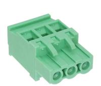 237-8432 RS PRO, 5.08mm Pitch, 3 Way, Pluggable Terminal Block, Plug, Free Hanging (In Line)