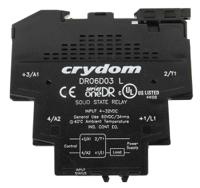 dr06d03 Sensata Crydom Solid State Interface Relay, 32 V dc Control, 3 A Load, DIN Rail Mount