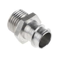 7tca297070r0044-gfms0303 Kopex Straight, Conduit Fitting, 16mm Nominal Size, M16, 316 Stainless Steel, Metallic IP40 rating