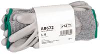 ab622g7rxl Portwest AB622 - Cut C13 PU Essential Multipack Grey Elastane, Fibreglass, High Performance Polyethylene, Polyester Work
