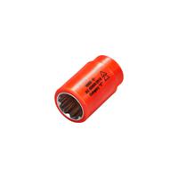 1739 ITL Insulated Tools Ltd 3/8 in Drive 3/4in Insulated Standard Socket, 12 point, VDE/1000V, 46 mm Overall Length