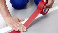 04169-00059-94 Tesa 4169 Red Soft PVC 33m Lane Marking Tape, 0.18mm Thickness