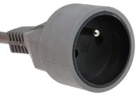 296-387 RS PRO 5m Type E - French Extension Lead, 250 V