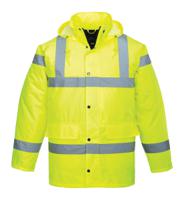 918-5939 Portwest Yellow Men Hi Vis Traffic Jacket, XXL