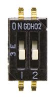 gdh02s04 TE Connectivity 2 Way Surface Mount DIP Switch DPST