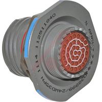d3899924wd35pn Amphenol Limited, D38999 37 Way Jam Nut MIL Spec Circular Connector ReceptacleGreen, Pin Contacts,Shell Size 15, Quick