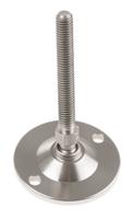 a200001 Nu-Tech Engineering M8 Stainless Steel Adjustable Foot, 300kg Static Load Capacity 10° Tilt Angle