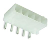 39-30-3055 Molex Mini-Fit Jr Series Right Angle Through Hole PCB Header, 5 Contact(s), 4.2 mm Pitch, 1 Row, Shrouded
