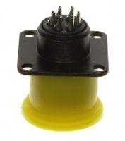 85102e106s50 Souriau Sunbank by Eaton, 851, Copper Alloy 6 Way Cable Mount MIL Spec Circular Connector PlugGreen, Socket