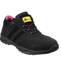 76530-000w35 Cofra SOPHIE S3 SRC Women's Black Toe Capped Safety Trainers, UK 3, EU 35