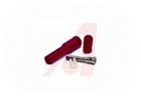 bu-32603-0 Mueller Electric Black Male Banana Plug, 4 mm Connector, Press Fit Termination, 20A, 1000V, Nickel Plating