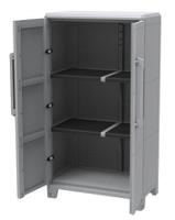 136-8878 RS PRO 2 Door Plastic Floor Standing Storage Cabinet, 780 x 430 x 1430mm