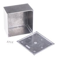 1590k Hammond 1590 Series Natural Die Cast Aluminium Enclosure, IP54, Natural Lid, 125 x 125 x 79mm