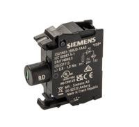 3su1102-6aa20-1aa0 Siemens, 3SU1, Panel Mount Red LED Pilot Light, 22mm Cutout, IP66, IP67, IP69(IP69K), Round, 24V ac/dc