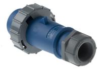 278 MENNEKES, AM-TOP IP67 Blue Cable Mount 3P Industrial Power Plug, Rated At 16A, 230 V