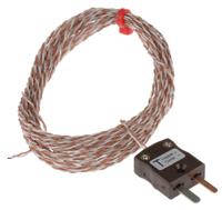 762-1121 RS PRO Type T Exposed Junction Thermocouple 5m Length, 1/0.315mm Diameter → +250°C